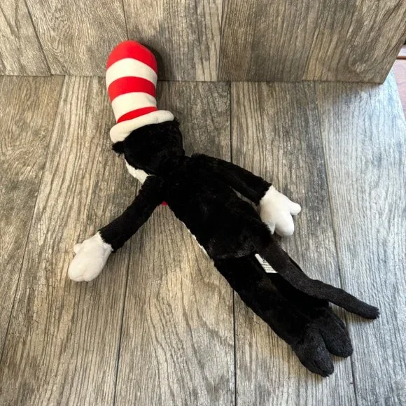 Universal Studios DR SUESS Cat in the Hat Soft Plush Stuffed Toy Animal 22" x 9" - Picture 5 of 10
